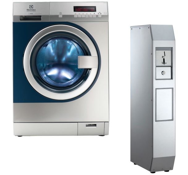 Pack MYPROZIP lave linge WE170PP+ monnayeur simple+installation-Electrolux Pro