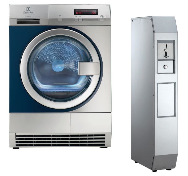 Pack MYPROZIPsèche- linge TE1120P+ monnayeur simple+installation-Electrolux Pro