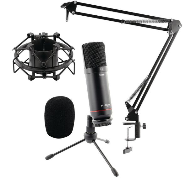 Pack Streaming : Micro MUS 20 + Bras + suspension élastique - Plugger Studio