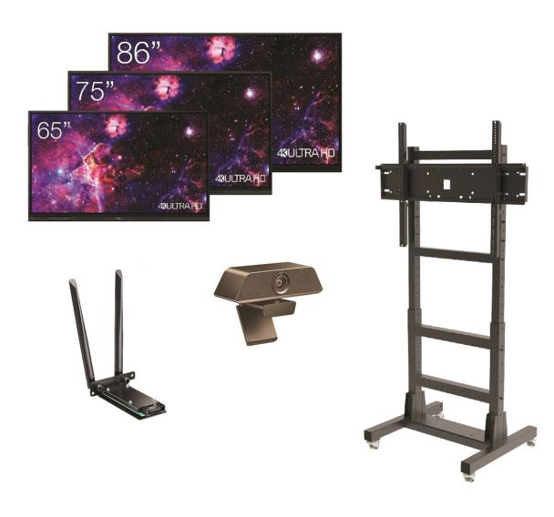 Pack VISIO Wifi mobile ajustable ENI série 3G3 wifi + caméra Optoma