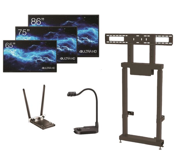 Pack ajustable écran interactif série 3G2, wifi + visualiseur - Optoma