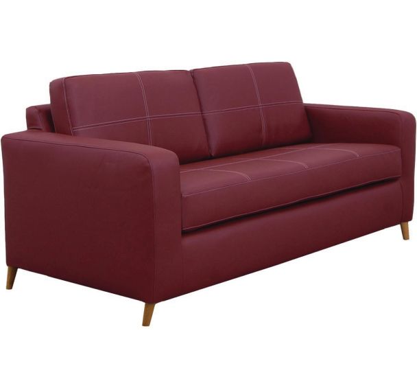 Pack canapé Colorado PVC classé non feu pied bois