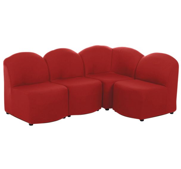 Pack chauffeuse droite-1 angle Bowling tissu polyester-Manutan Expert