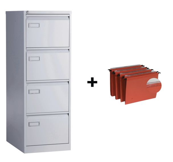 Pack classeur à tiroirs + dossiers suspendus