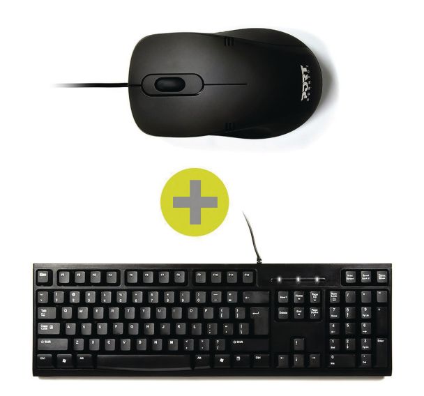 Pack clavier/souris filaire - Port connect