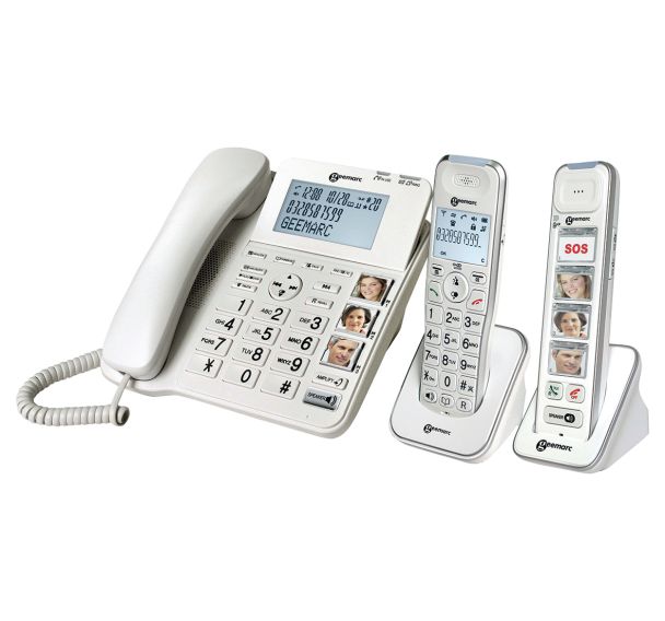 Pack combiné filaire AmpliDect Combi + Amplidect 295 AD + Photodect295 - Geemarc