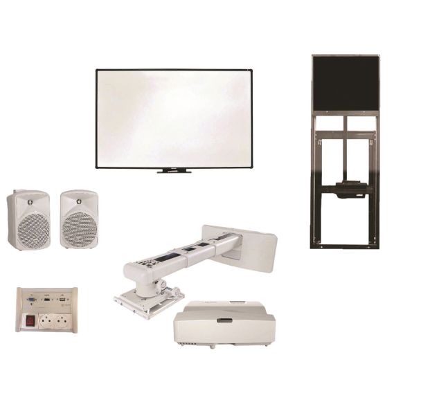 Pack complet TBI simple 87'' ajustable en hauteur - i3board