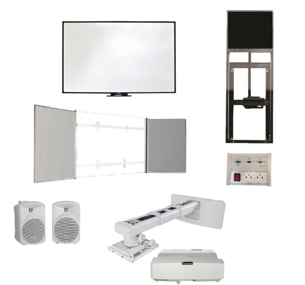 Pack complet TBI triptyque 87'' ajustable en hauteur - i3board