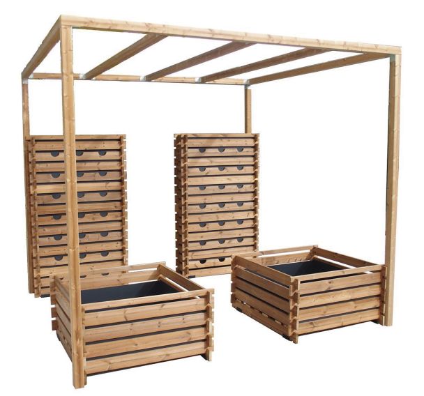 Pack complet murs bacs sol-pergola