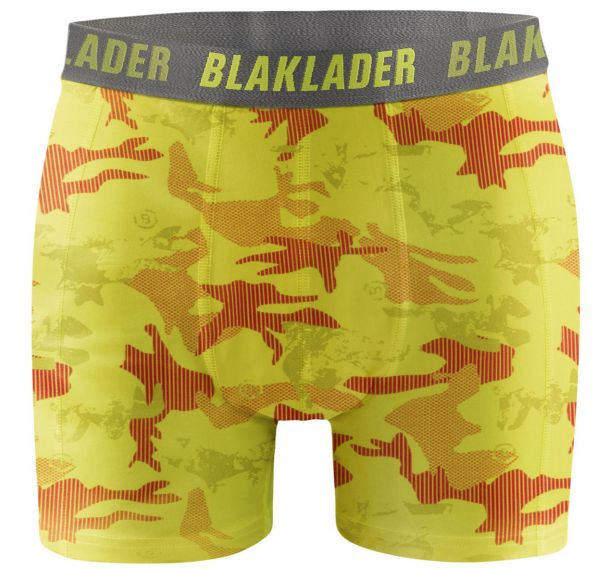 Pack de 2 boxers Jaune fluo Gris clair