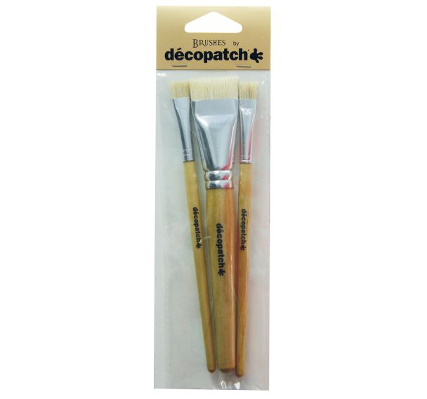 Pack de 3 pinceaux pure soie (Lot de 10)