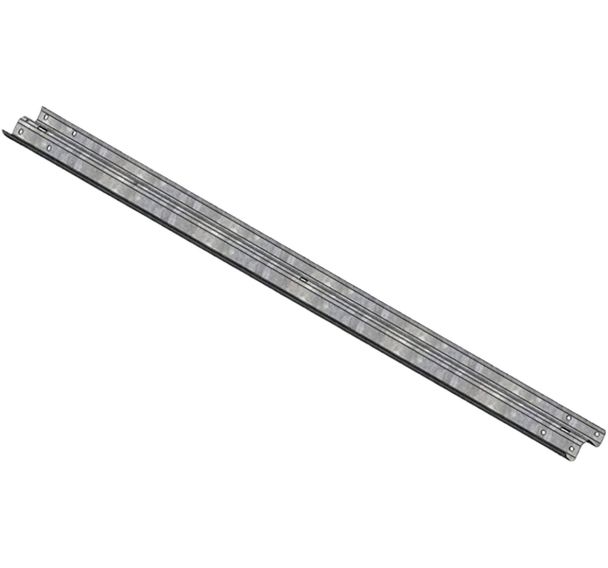 Pack glissière 4m60 - 2 supports extrémité plat - 18 boulons