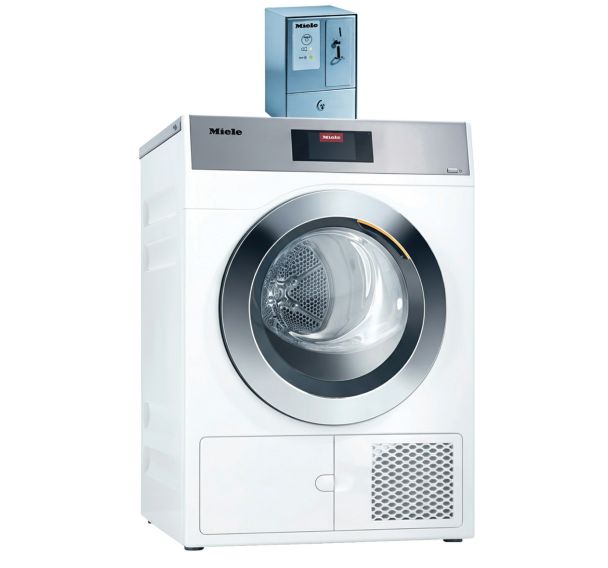 Pack monnayeur Sèche-linge pro à pompe à chaleur 8 kg PDR 908 HP LW-MièlePro