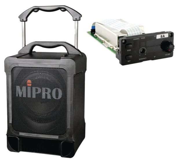 Pack sono portable MA707PAD CD/MP3/BT + récepteur - MIPRO