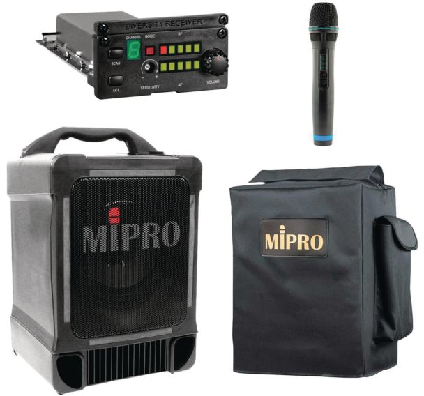 Pack système de sonorisation sans fil portable MA-707PAD - Mipro