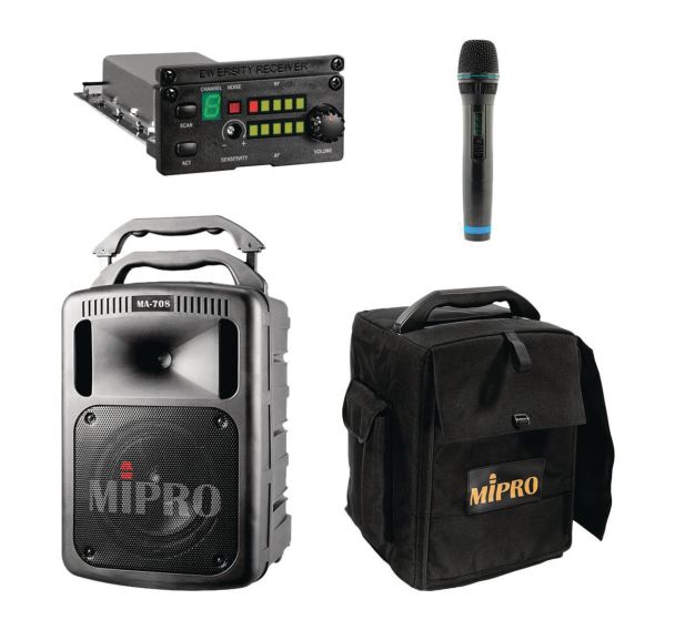 Pack système de sonorisation sans fil portable MA-708BCD - Mipro
