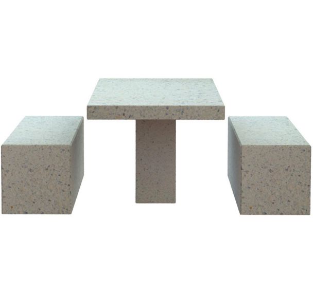 Pack table-bancs Aire et Harlem