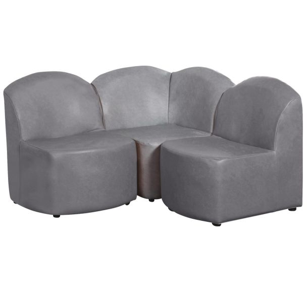 Packs accueil Bowling chauffeuses et angle tissu enduit PVC M2 Manutan Expert