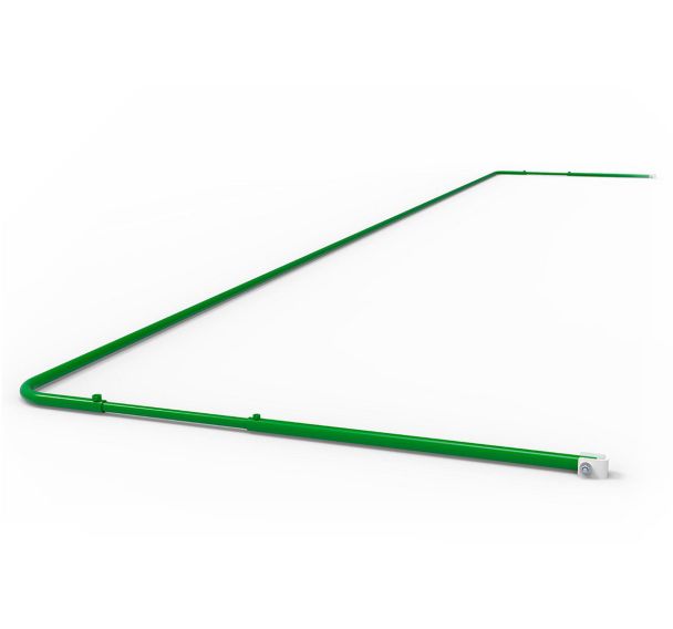 Paire systèmes de relevage pour filet de foot - Metaluplast