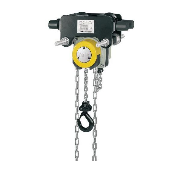 Palan manuel Yalelift 360 avec chariot à poussée - Capacité de 500 à 5000 kg