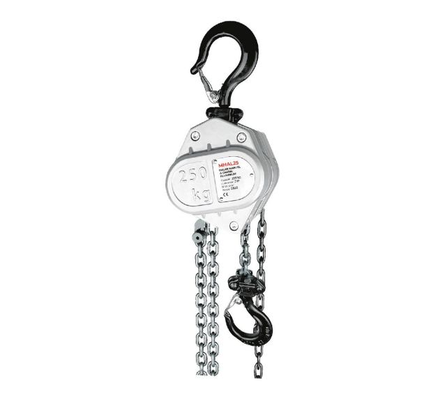 Palan manuel aluminium à chaîne ultra léger 250 kg