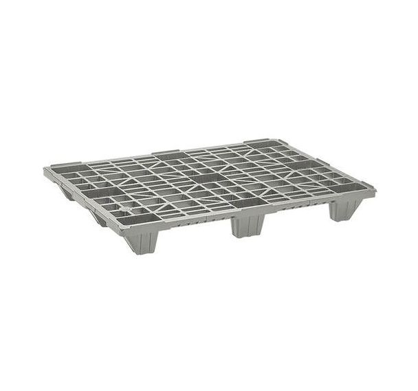 Palette PEHD emboitable 800x1200x140 mm, 9 pieds