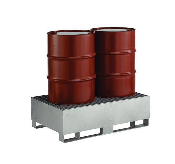 Palette à skis en acier - Capacité de rétention 220 L - Sameto Technifil