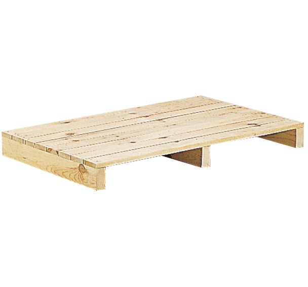 Palette bois à plateau plein