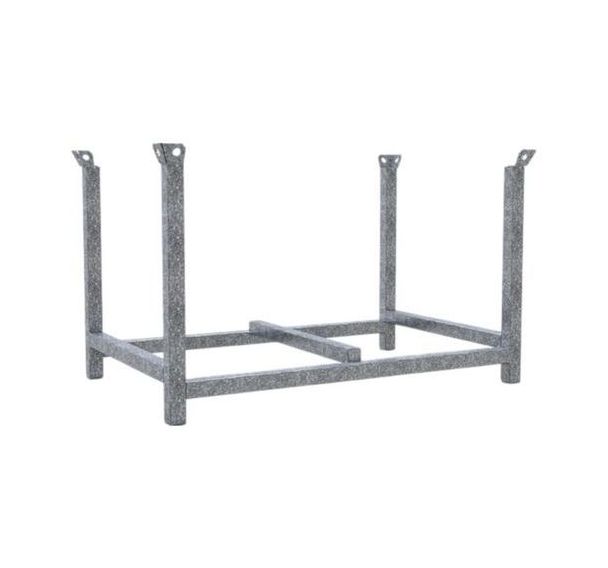 Palette d'empilage avec bornes-fontaines et traverses-Schake