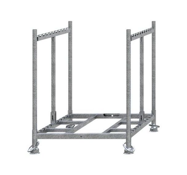 Palette d'empilage pour chevalets d'échafaudage pliants