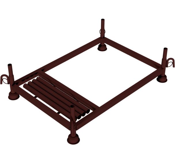 Palette de gerbage avec longerons amovibles - Schake