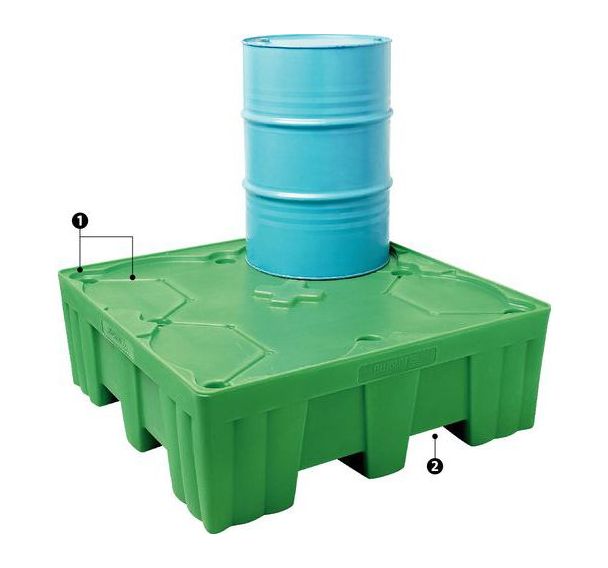 Palette de rétention 210 à 450 L