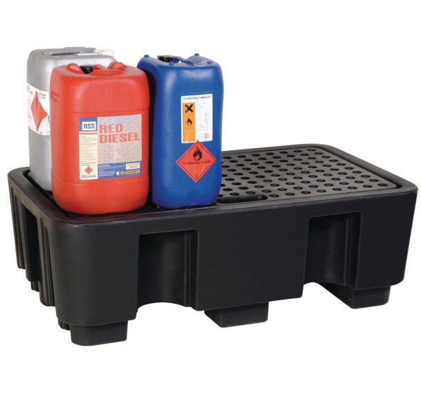 Palette de rétention pour fûts DrumBank Pallet - Armorgard