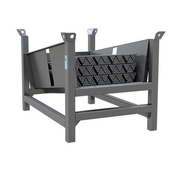 Palette de stockage avec piquets à ficelle - Schake