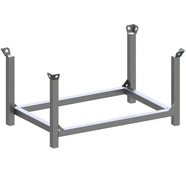 Palette empilable de palettes plates