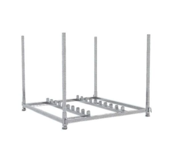 Palette empilable en tube carré barrières de police type U