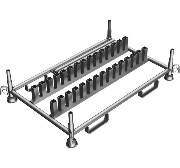 Palette gerbable pour panneaux