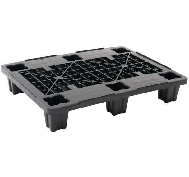 Palette légère noire - emboîtable - UTZ