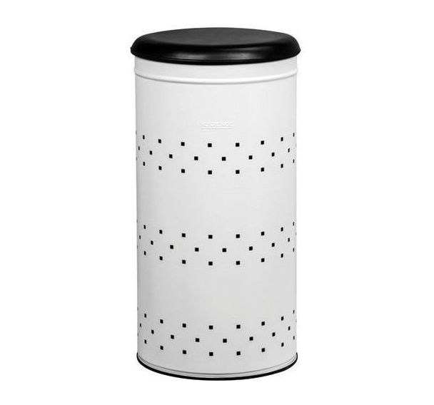 Panier à linge Lina - 45L - Blanc