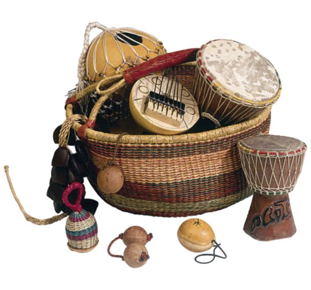 Panier africain selection 8 instruments-Fuzeau