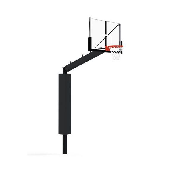 Panier basket 3x3 fixation sol hauteur 3,05m déport 1,65m FIBA