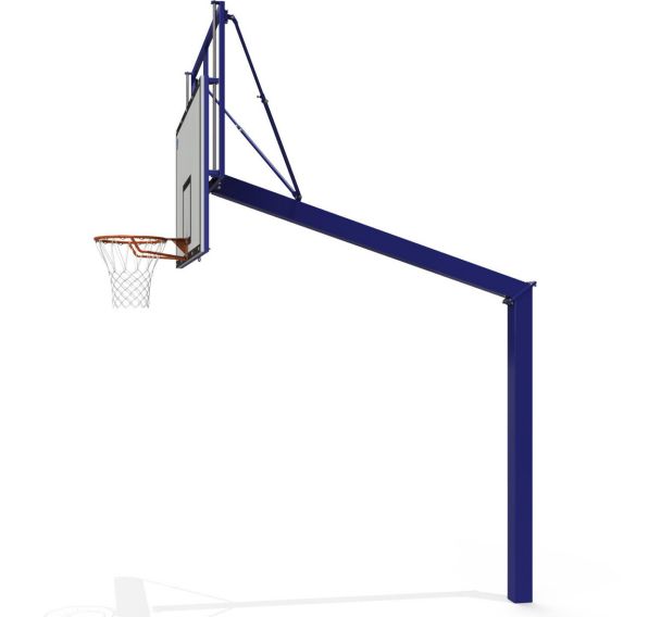 Panier basket fixation sol hauteur réglable déport 2,25m Houston GES