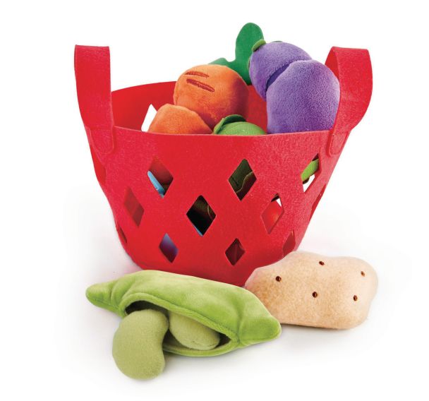 Panier de légumes en tissu