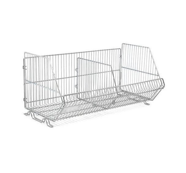 Panier gerbable en fil d'acier - Capacité 75L