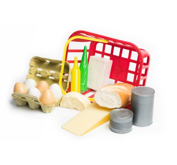 Panier plastique 15 pièces déjeuner