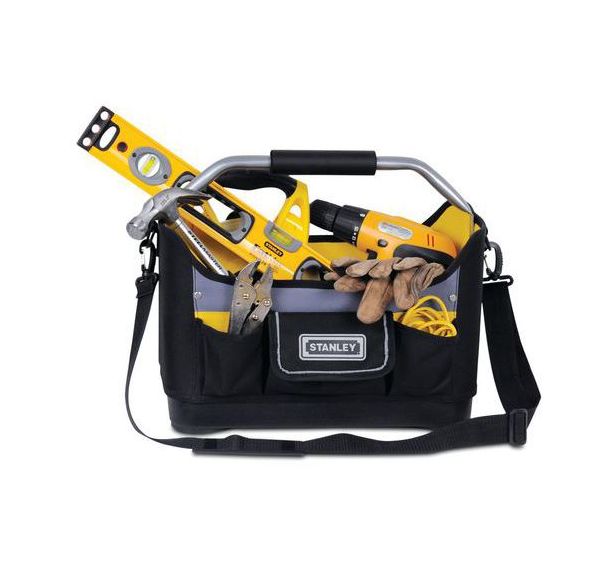 Panier porte-outils 40cm avec bandoulière - Stanley