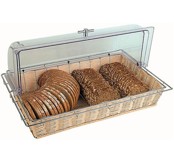 Panier rectangulaire en polypropylène 53x32,5x8 cm