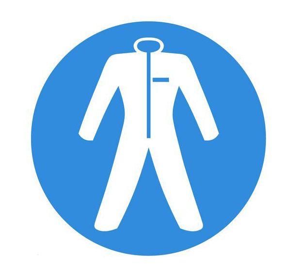 Panneau - Porter des vêtements de protection - Systemtext