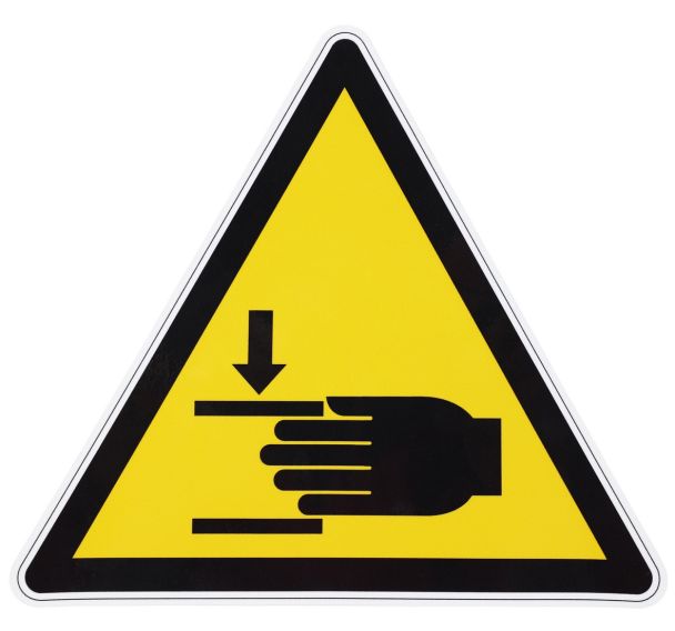 Panneau - Risque d'écrasement - Manutan Expert