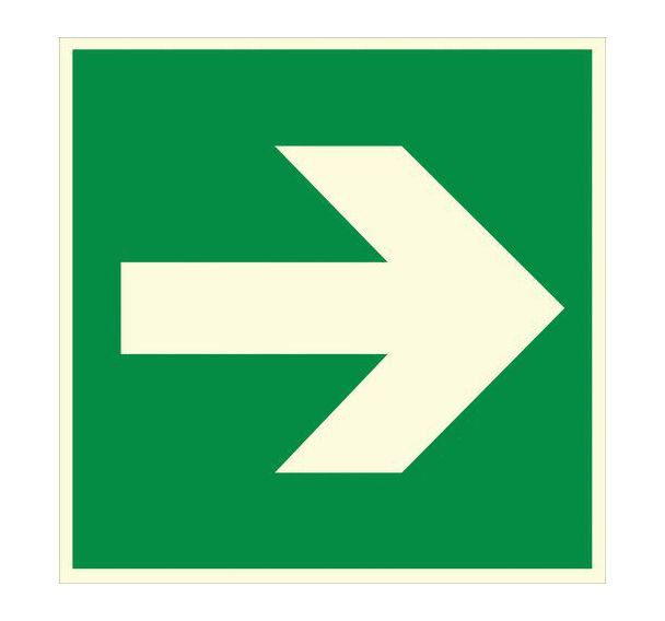 Panneau - flêche direction -